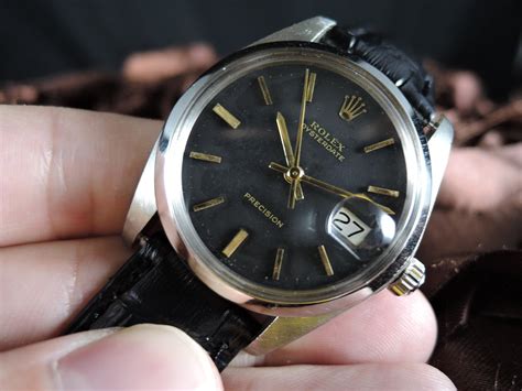 rolex 6694 black dial gold|rolex 6694 price.